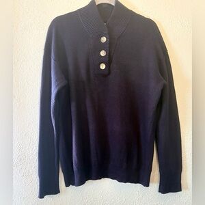 Tommy John Sweater Jogger Lounge Henley Preppy Navy Size XL